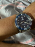 上海牌手表男士款自動(dòng)機械水鬼表禮物 夜光陶瓷表圈運動(dòng)潛水腕表22OR 銀殼藍面 曬單實(shí)拍圖