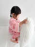 胖東來(lái)同款嬰兒睡袋春秋四季款兒童防踢被寶寶分腿紗布睡袋純棉6層薄款 4層粉彩云兩種穿法可分腿+可蓋腳七分袖 M碼衣長(cháng)65CM【01歲】6580身高 曬單實(shí)拍圖