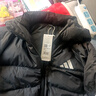 adidas阿迪達斯羽絨服男女穿大碼冬季過膝長款戶外運動服保暖連帽外套女 JG3840黑色過膝2024秋冬新款 L 曬單實拍圖