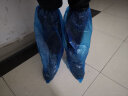 庭好一次性防雨鞋套10只装通用漂流雨靴加长加厚户外高筒长筒塑料脚套 实拍图