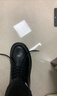 波圖蕾斯皮鞋男士系帶大頭商務(wù)休閑正裝鞋厚底德比鞋男耐磨 6128 黑色 39 曬單實(shí)拍圖