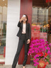 伊婭莎小西裝外套女士職業(yè)西裝套裝商務(wù)白領(lǐng)面試正裝酒店經(jīng)理工作服工裝 單件黑色西裝 XL 建議110-120斤 曬單實(shí)拍圖