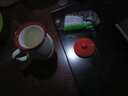 默然諾爾痰盂水杯陶瓷創(chuàng)意搞怪馬克杯稀奇古怪杯子馬桶式尿壺夜壺茶杯 【品質(zhì)款】紅色痰盂杯帶蓋杯刷 420L 曬單實拍圖