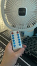 雷沃德 電風(fēng)扇戶(hù)外風(fēng)扇太陽(yáng)能電扇可充電風(fēng)扇10000毫安露營(yíng)宿舍可折疊便捷式USB車(chē)載臺式風(fēng)扇可遙控 升級款【太陽(yáng)能充電款+10000毫安超長(cháng)續航】 曬單實(shí)拍圖