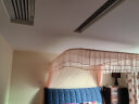 皮尔卡丹 家用卧室 导轨蚊帐三开门 蚊帐架2x2.2米 玉色蕾丝 U型落地宫廷 实拍图