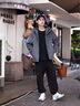 EMPORIO ARMANI/阿瑪尼官方旗艦EA7/新款男連帽直身工裝夾克棉服外套秋季 O8003-霧灰色 L  (推薦：150-165斤) 曬單實(shí)拍圖