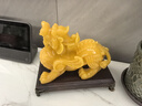御祥閣天然玉石貔貅擺件高端擺件客廳辦公室裝飾喬遷新居禮品開(kāi)業(yè)禮物 升級款高端黃玉招財貔貅小號單個(gè) 曬單實(shí)拍圖