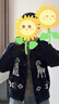 初語(yǔ)毛衣女2025秋季新款開(kāi)衫外套斑點(diǎn)犬提花減齡復古針織衫 藏青 L 曬單實(shí)拍圖
