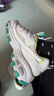 斯凱奇（Skechers）女鞋秋冬小白熊休閑鞋子厚底增高百搭運動(dòng)軟底老爹鞋99999863 白色/綠色/WGR 37 曬單實(shí)拍圖