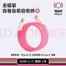 CANDYSIGN制糖工廠(chǎng)貼貼線(xiàn)MagTie全磁吸時(shí)尚快充TypeC編織手機平板MacBook車(chē)載充電數據線(xiàn)適用蘋(píng)果iPhone 2米100W 【暖粉】貼貼線(xiàn)C-C超充全磁自收 曬單實(shí)拍圖