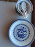 LICHEN 景德鎮老式青花玲瓏陶瓷碗 釉下彩陶瓷餐具飯碗 中式優(yōu)級品餐具 一個(gè) 龍紋碗4.5英寸 曬單實(shí)拍圖
