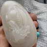 紀梵蒂 GEFIODEY貔貅新疆和田玉青白籽料玉帶皮手把件原石手把件男士女士款手玩件 曬單實(shí)拍圖