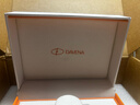 Davena蒂瑋娜小別針手表女款輕奢小眾小方表女士腕表 金色綠面  曬單實(shí)拍圖