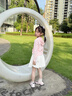 G.DUCKKIDS小黃鴨兒童防曬衣女童夏季2025新款冰絲薄款外套女寶寶連帽防曬服 白色 140 (建議125-135cm 7-8周歲） 曬單實(shí)拍圖