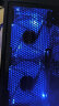 先马（SAMA）游戏风暴 12CM蓝光 机箱风扇（LED蓝光/小3pin+大4pin接口/航空动力学/低噪音/高效散热） 实拍图