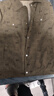 洛茲夾克外套男士春秋冬款翻領(lǐng)燈芯絨印花外穿上衣服寬松休閑男裝褂子 卡其【加棉】 2XL 曬單實(shí)拍圖