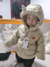 巴拉巴拉童裝兒童羽絨褲男女童長褲寶寶褲子舒適保暖時(shí)尚洋氣潮酷 黑色調(diào)00499-灰鴨絨 100 充絨量32g 曬單實(shí)拍圖