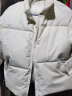 OLOEY2022年冬季新款加厚羽绒棉服女学生小个子韩版宽松保暖棉服外套潮 米白色 L 130-150斤 实拍图