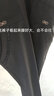 啄木鳥(niǎo)（TUCANO）秋季中年女褲子媽M媽休閑褲高腰長(cháng)褲中年老年春秋寬松大尺碼彈力 黑色 (春秋單褲) 2XL(腰圍2尺3-2尺5) 曬單實(shí)拍圖