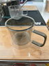 比樂蒂（Bialetti）【家居館】咖啡杯 雙層玻璃杯耐高溫防燙高硼硅泡茶杯牛奶杯250ml 灰色-切面款 曬單實拍圖