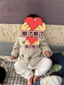 babylove嬰兒保暖套裝秋冬季純棉男女寶寶上衣褲子夾棉加厚兩件套棉服冬裝 曬單實(shí)拍圖