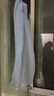 云蕾 密泡碳泡澡巾去死皮去角質(zhì)不傷肌膚長(zhǎng)條沐浴巾搓澡巾柔軟舒適 密泡藍(lán)色男款 曬單實(shí)拍圖