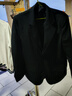 紅蜻蜓（RED DRAGONFLY）西服男士秋冬韓版修身外套商務職業(yè)正裝小西裝男禮服外套黑色2XL 曬單實拍圖