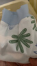 全棉時(shí)代超柔嬰兒衣服寶寶春秋抗菌風(fēng)柔棉連體衣新生兒睡衣 哈斯丁73碼 曬單實(shí)拍圖