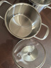 維樂仕（vcileshi）德國304不銹鋼湯鍋蒸鍋家用復(fù)底加厚雙耳燃氣電磁爐適用16-18cm 16cm不配蒸籠 曬單實拍圖