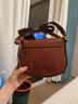 THE BRIDGE/橋牌 【微瑕特賣(mài)】女士單肩包斜挎包 棕褐色 曬單實(shí)拍圖