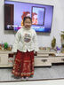 G.duck小黃鴨漢服女童冬裝兒童馬面裙套裝中國風(fēng)冬季加絨拜年服女孩唐裝 紅色 110 建議100-110cm4-5歲 曬單實(shí)拍圖