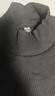 優(yōu)衣庫女裝羅紋高領(lǐng)T恤/長(cháng)袖小高領(lǐng)內搭25秋冬新款479588 09 黑色 M /160/84A 曬單實(shí)拍圖