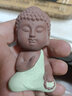 陶迷（TAOMI） 茶寵擺件 創(chuàng  )意茶桌陶瓷手把件可養石頭茶臺紫砂吸財功夫茶具配件 靜悟如來(lái) 無(wú)規格 曬單實(shí)拍圖