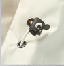 萬(wàn)嘉宜萊（WAN JIA YI LAI）立領(lǐng)沖鋒衣工作服定制印logo防風(fēng)防水4S店企業(yè)公司汽車(chē)銷(xiāo)售工裝男 A款【單層黑金石墨烯科技】米白拼抹茶綠色 M 曬單實(shí)拍圖