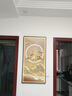美優(yōu)淳九魚玄關裝飾畫現(xiàn)代輕奢入戶走廊過道掛畫高級感福鹿進門led燈壁 JD13524 50*100(建議0.7米-0.8米的墻面) 紋理油畫布ps金框 曬單實拍圖