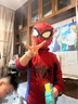 G.DUCKKIDS童裝男童睡衣春秋冬新款兒童保暖內衣套裝男孩秋衣秋褲蜘蛛俠衣服 CHM-蜘蛛俠 110 尺碼4~5歲【100-110cm】 曬單實(shí)拍圖