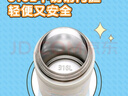 膳魔師兒童保溫杯小學(xué)生直飲水杯三麗鷗水壺316L不銹鋼含杯套350ml藍白 曬單實(shí)拍圖