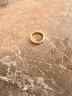 中國黃金（CHINA GOLD）碎碎冰冰黃金戒指女士足金新款黃金指七夕情人節(jié)禮物送女朋友老婆 女士11號(hào) 約1.6g 曬單實(shí)拍圖