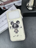 品托 適用小米17手機殼小米17promax液態(tài)硅膠保護套新款卡通創(chuàng  )意男女情侶超薄全包防摔軟殼網(wǎng)紅潮牌 小米17Pro【象牙白-金屬米奇A675】+手機膜 魔方液態(tài) 曬單實(shí)拍圖