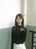 浪莎半高領(lǐng)打底衫女秋冬季內(nèi)搭螺紋加絨長(zhǎng)袖上衣高彈修身保暖打底衫女 黑色 均碼 (適合80-130斤) 曬單實(shí)拍圖