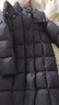 美力城長(cháng)款羽絨服女裝新款90%鵝絨過(guò)膝外套時(shí)尚連帽城市戶(hù)外休閑運動(dòng)風(fēng) 黑色 S 曬單實(shí)拍圖