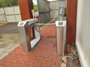 磐峰PERFECTZN半高轉閘車(chē)站景區門(mén)禁閘機 人行通道閘手動(dòng)單向刷卡識別防尾隨小區高鐵輥閘門(mén)系統 定制配件讀卡器 曬單實(shí)拍圖