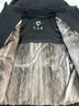 啄木鳥（TUCANO）冬季男士灰貂派克服海寧整貂可拆卸內(nèi)膽水貂皮草外套皮毛一體貂毛 黑色 真貂皮毛內(nèi)膽 2XL 185 曬單實拍圖