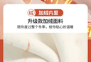 班尼路S&K系列褲子女直筒褲女裝冬季新款加絨加厚保暖休閑褲闊腿褲9.1 黑#純色 XL 曬單實(shí)拍圖
