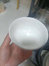 友來(lái)福骨瓷陶瓷碗中式白瓷小碗家用米飯碗喝湯碗面碗套裝 4.5英寸金鐘碗--4只裝 曬單實(shí)拍圖