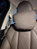 夜馳寶馬汽車(chē)沖孔頭枕護頸枕5系3系1系7系X1X2X3X4X5X6腰靠車(chē)內飾用品 推薦套裝 頭枕1個(gè)+腰靠1個(gè) 【摩卡棕】 曬單實(shí)拍圖