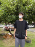 米詩(shī)德（MISHIDE）帶兜有口袋的短袖t恤男夏季純棉半截袖寬松半袖多口袋工裝風(fēng)上衣 黑色 XL 135至155斤 曬單實(shí)拍圖