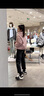 Jret棉服外套女2025秋冬新款韓版小個(gè)子連帽夾棉加厚沖鋒衣女 淡粉色【夾棉加厚】 S 【80-100斤穿】 曬單實(shí)拍圖