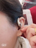 周生生18K玫瑰金耳環(huán) 薄荷系列環(huán)形d單只 92539E定價(jià) 曬單實(shí)拍圖