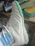 卡爾美（KELME）成人足球鞋男比賽TF碎釘球鞋學(xué)生透氣防滑球鞋873701 白清新綠 43 曬單實(shí)拍圖